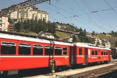 RhB (Rhätische Bahn), St. Moritz 13. July 2003